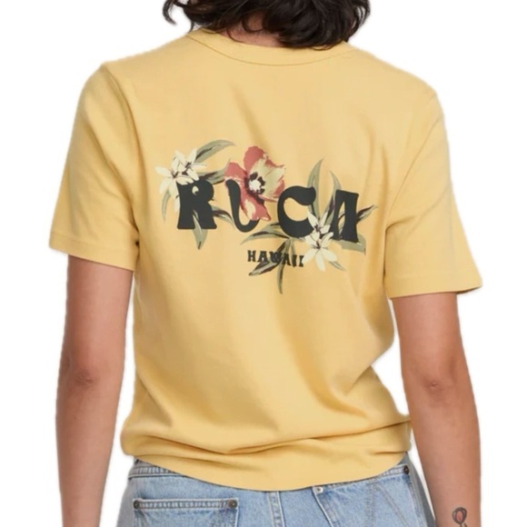 RVCA Woman’s Hawaii T-shirt XS NWT - Picture 3 of 8